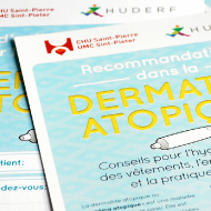 Dermatite Atopique - Flyer & Formulaire - CHU Saint-Pierre & HUDERF