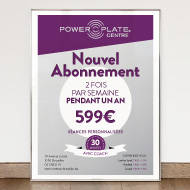 Power Plate - Posters, leaflets and flyers - Power Plate Institut