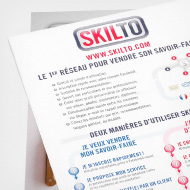 Skilto - Show me your skill! - Logo poster et flyer - Skilto